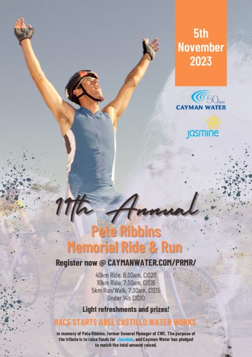 Ride Water Run Peter Cayman Ribbins / - Memorial